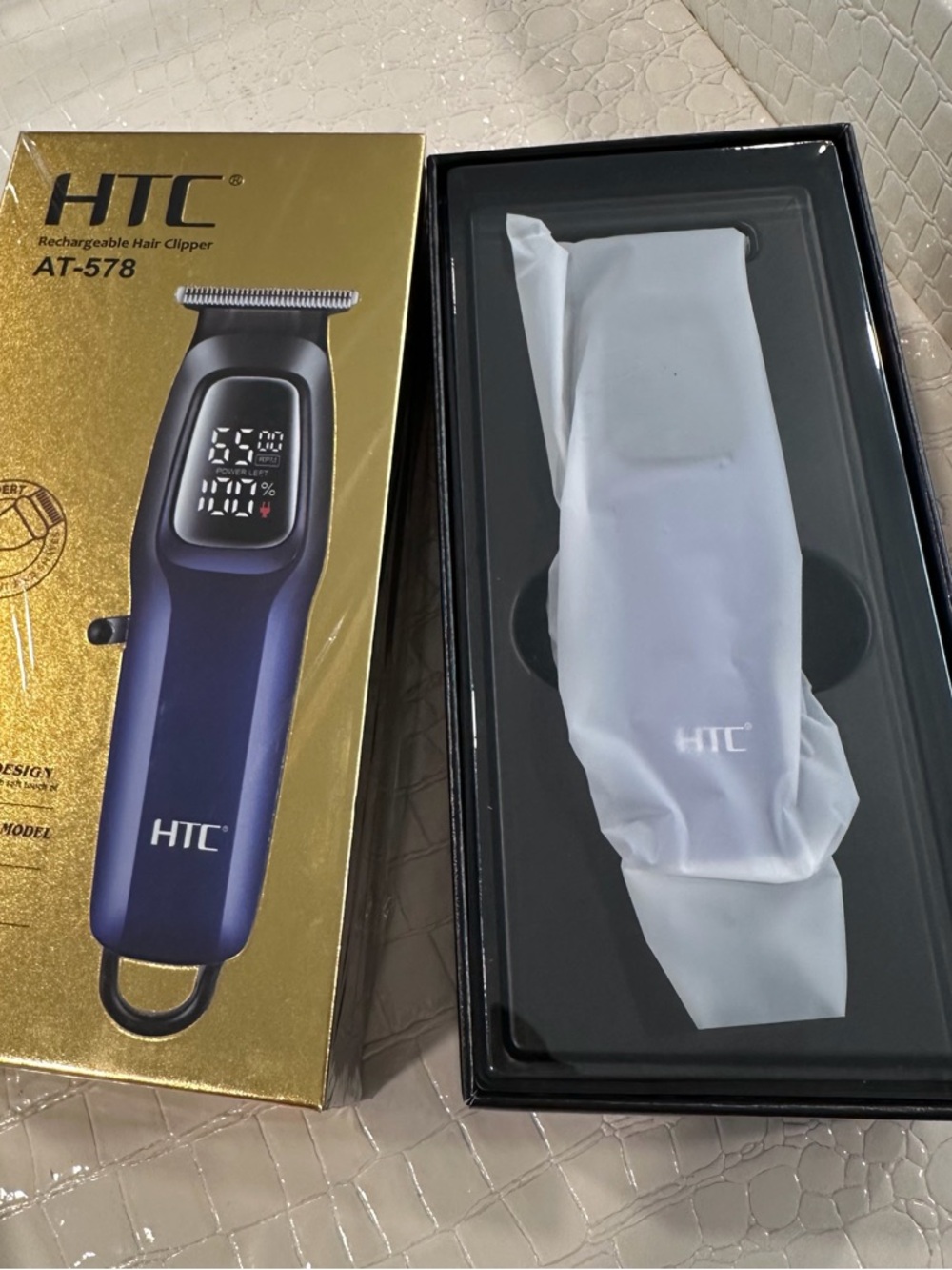 Electric‎ Hair Clipper in Blue – Rechargeable Grooming Tool #TF5